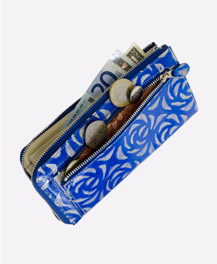 バラ型押し L字F束入れ